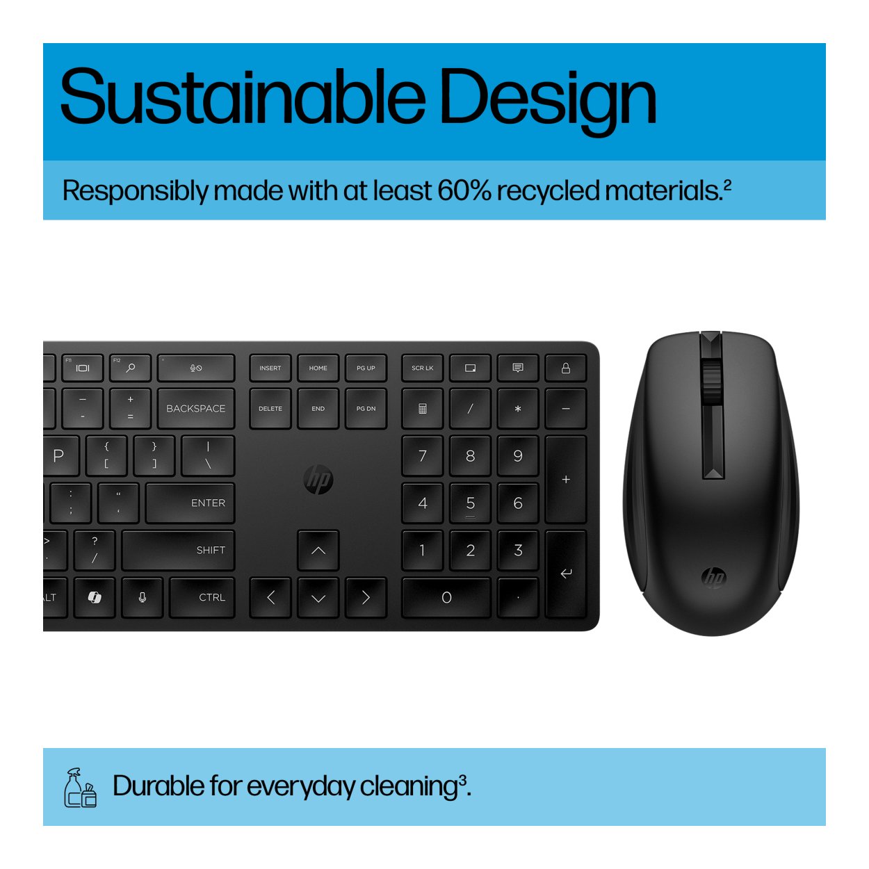 HP 655 Wireless Keyboard & Mouse Combo