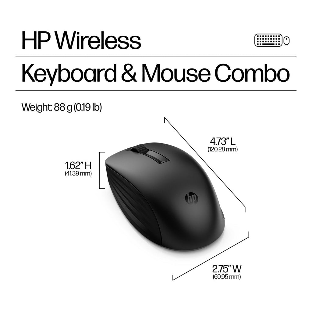 HP 655 Wireless Keyboard & Mouse Combo
