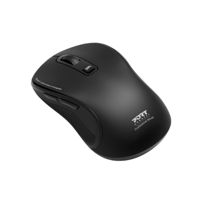 Port Expert Wireless Black Mouse